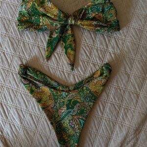 Skatie swim bikini in Rivera print